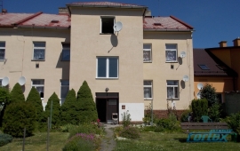 Pronájem cihlového bytu 1+1 se zahrádkou, Vančurova, Šumperk
