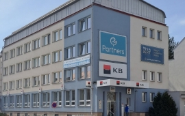 Zrekonstruované kanceláře v budově KB, Šumperk