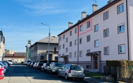 Pronájem cihlového bytu 2+1, Americká, Šumperk