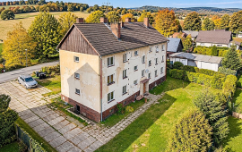 Cihlový byt 3+1, 2.NP, horská obec Branná, okr. Šumperk