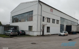 Výrobní a skladovací areál v obci Pecka, okres Jičín